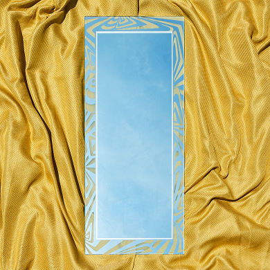 Aqua Gold Mirror
