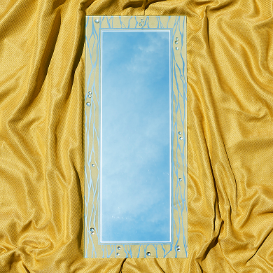 Aqua Gold Mirror