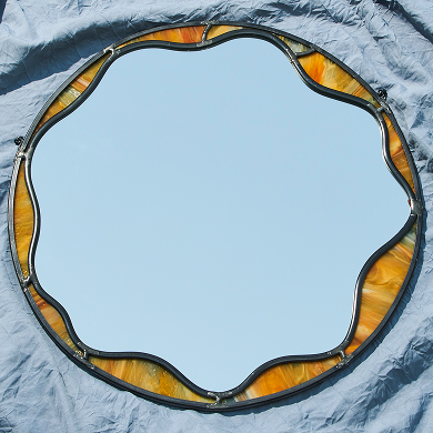 Aqua Gold Mirror