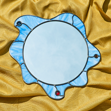 Aqua Gold Mirror