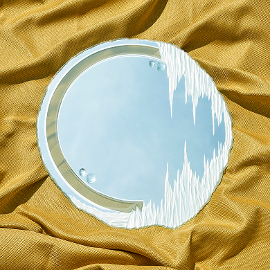 Aqua Gold Mirror