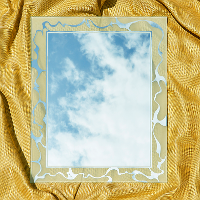 Aqua Gold Mirror