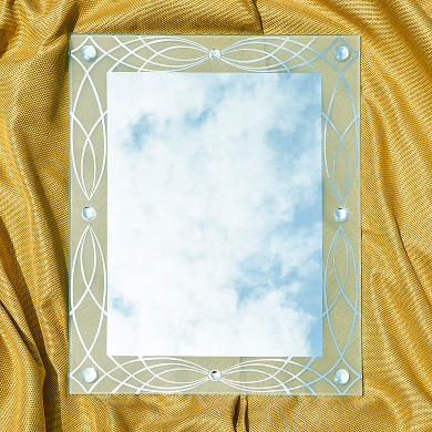 Aqua Gold Mirror